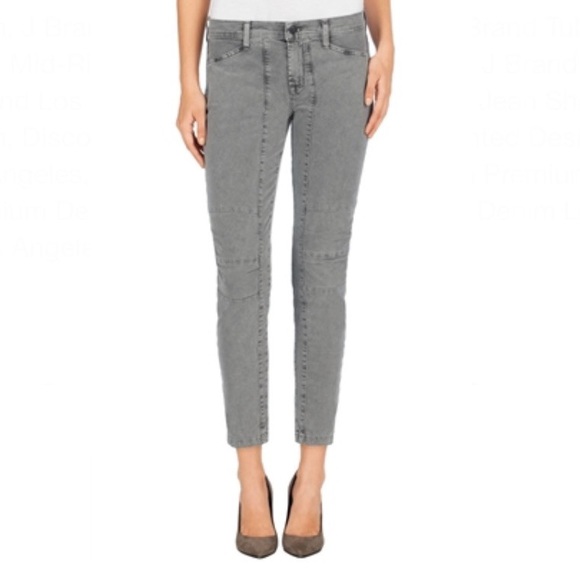 J Brand Denim - J Brand ‘ginger’ mid rise utility pant in silver fox